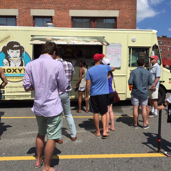Photo taken at South End Food Trucks by Delphine T. on 8/16/2015