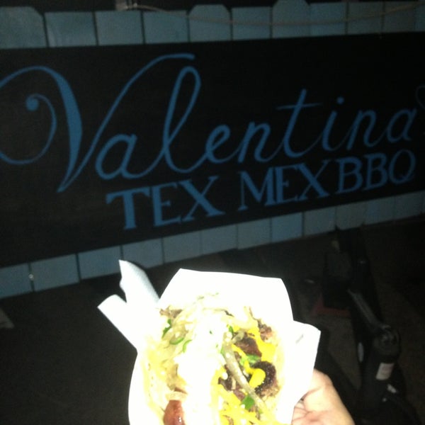 Photo taken at Valentina&#39;s Tex Mex BBQ by Juan G. on 7/7/2013