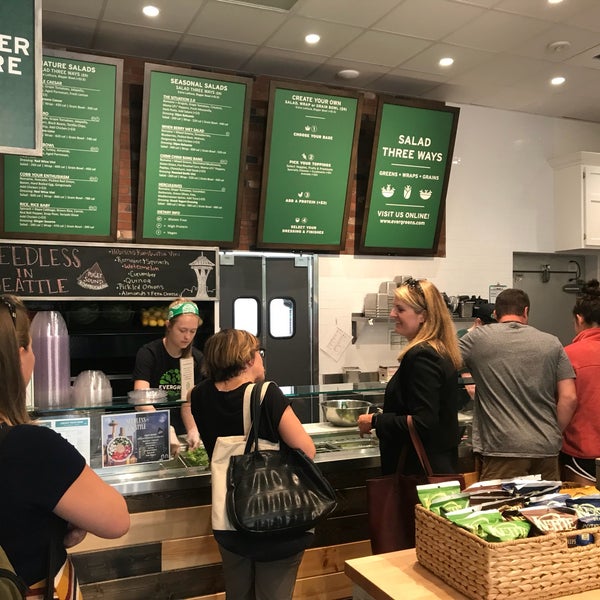 Evergreens Salad Place in Seattle