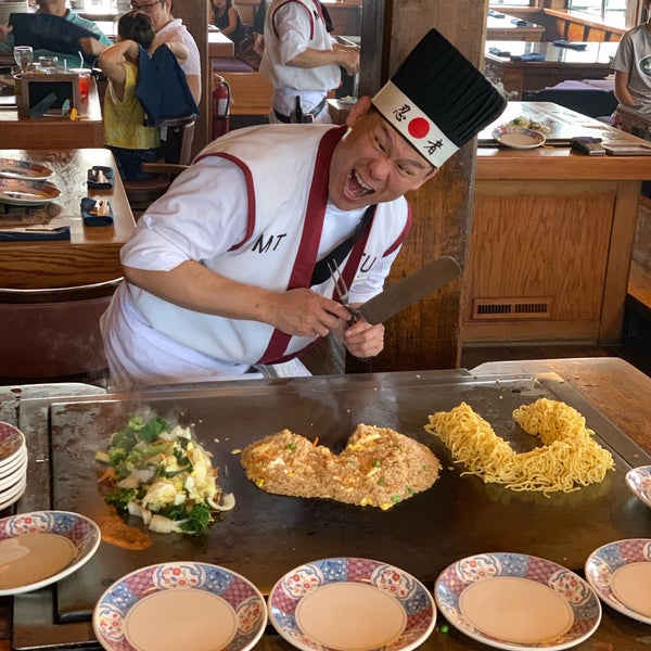 Photo taken at Mt. Fuji Japanese Steak House by Miya L. on 7/7/2019