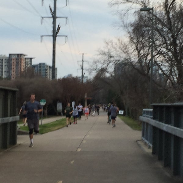 Photo taken at Katy Trail by Melissa P. on 2/4/2019