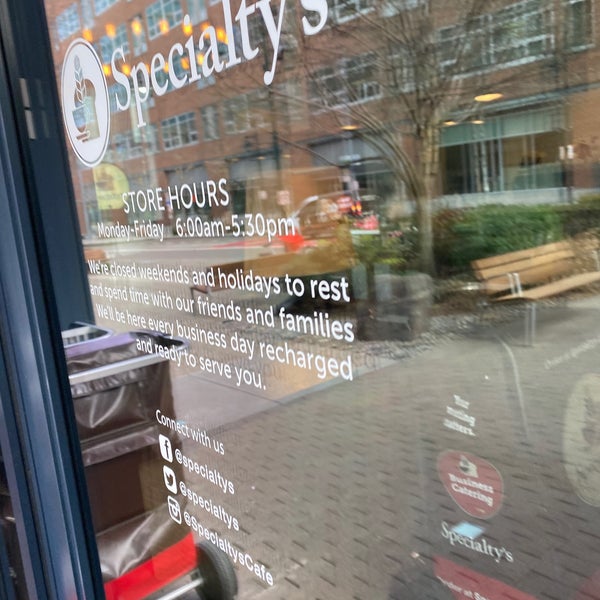 Specialty's Cafe & Bakery/Peet's Coffee SLU (Now Closed) Coffee Shop in Seattle