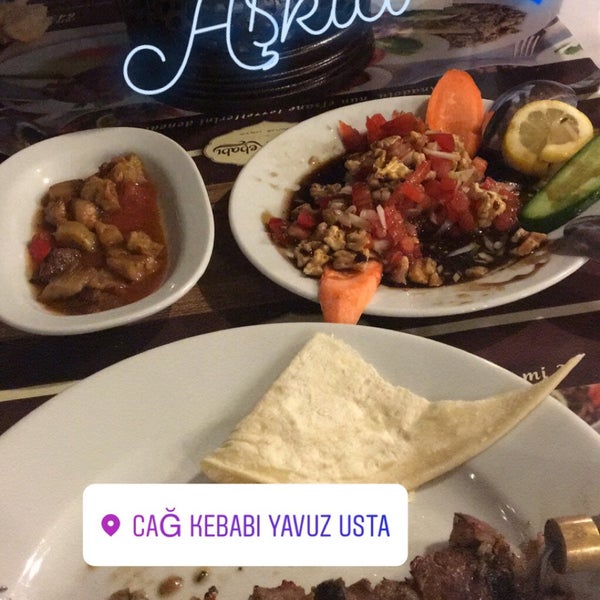 Photo taken at Cağ Kebabı Yavuz Usta by Sibel Ç. on 5/15/2018