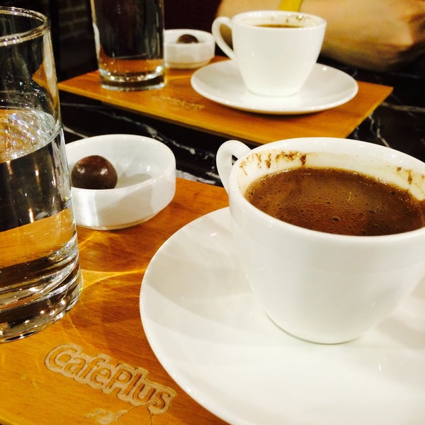 Photo taken at Cafe Plus by Ümran Ç. on 2/18/2016