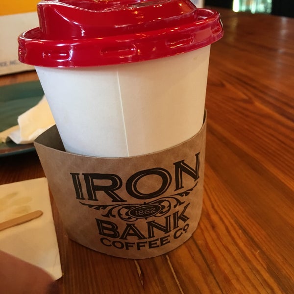 Photo taken at Iron Bank Coffee Co. by Charlie E. on 8/14/2016