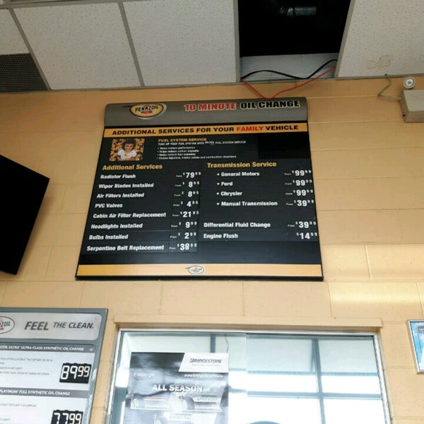 Pennzoil 10 Minute Oil Change 615 Davenport Rd