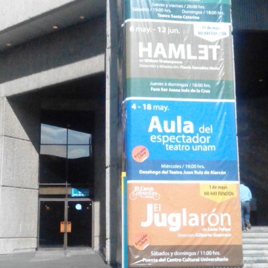 Photo taken at Foro Sor Juana Inés de la Cruz, Teatro UNAM by Stephanie R. on 5/6/2016