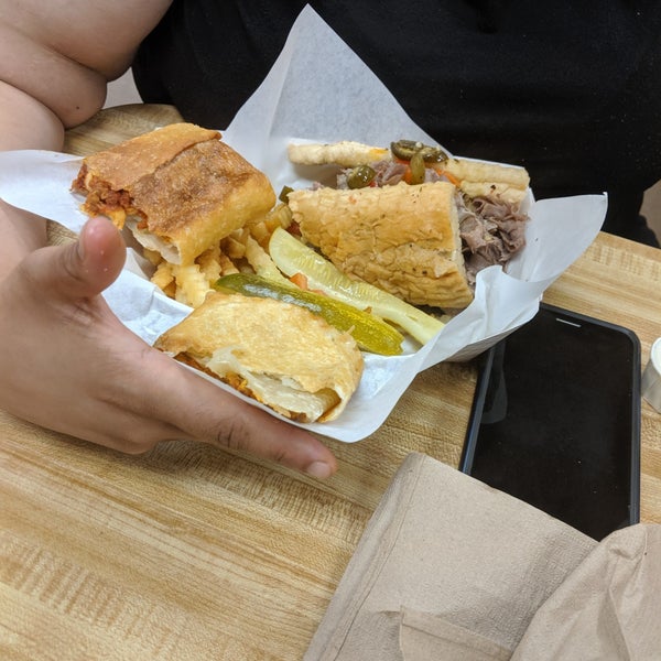 Photo taken at Vienna Beef Factory Store &amp; Cafe by Jeremy P. on 7/1/2019