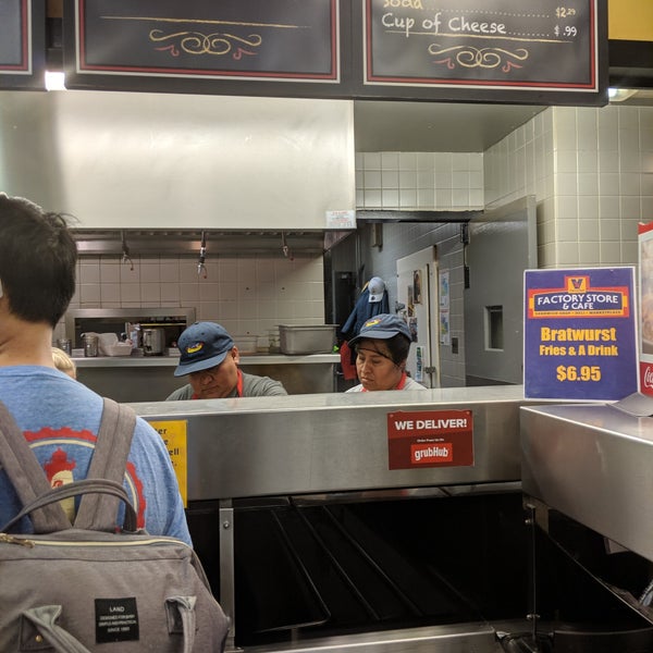 Photo taken at Vienna Beef Factory Store &amp; Cafe by Jeremy P. on 7/1/2019