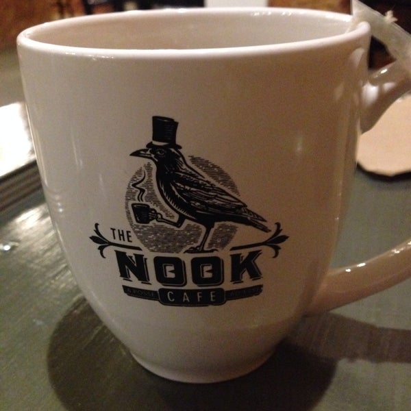 Photo taken at The Nook Cafe by Niraj B. on 1/22/2014