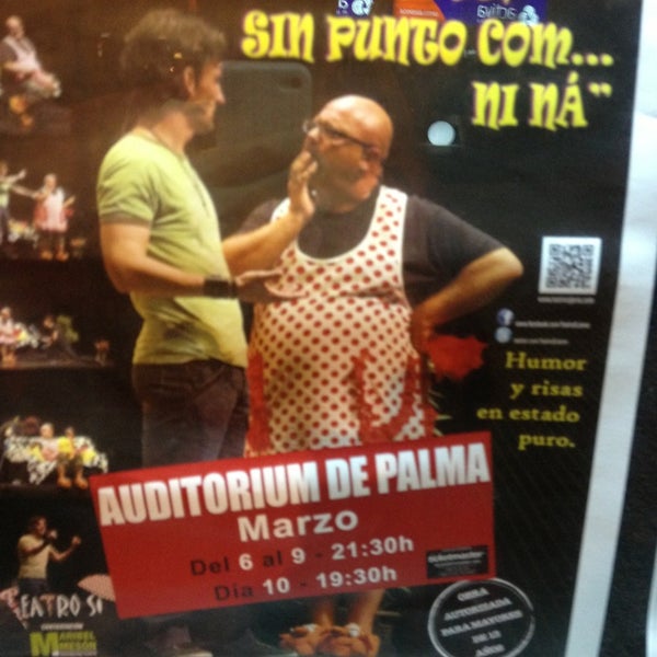 Photo taken at Auditorium de Palma by Diego G. on 3/6/2013