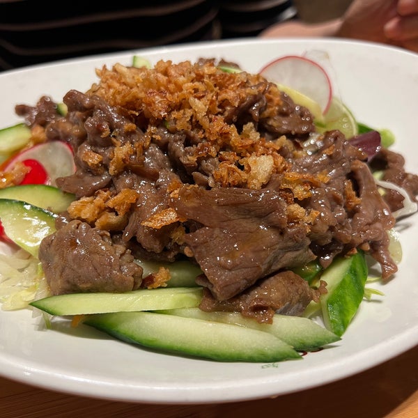Marinated Beef salad is tasty. To be fair, in my opinion, this place is underrated. Their Vietnamese food are great but I haven’t tried others like Sushi, Thai.