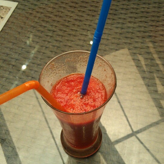 Strawberry juice is good.