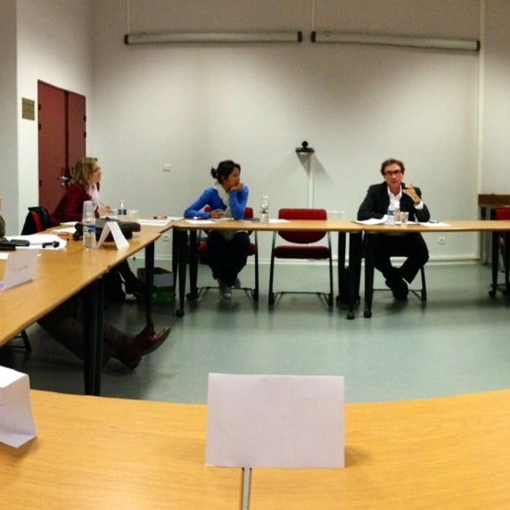 Photo taken at EM Strasbourg Business School by Alexi T. on 5/2/2013