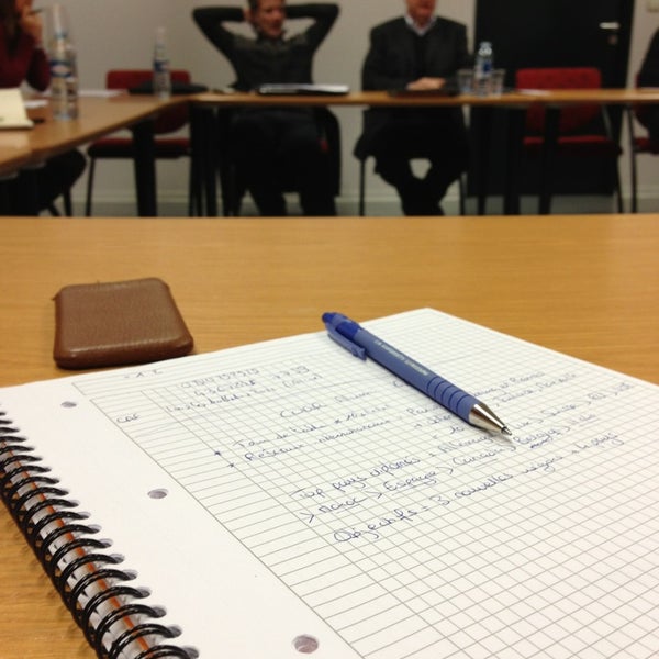 Photo taken at EM Strasbourg Business School by Alexi T. on 2/6/2013