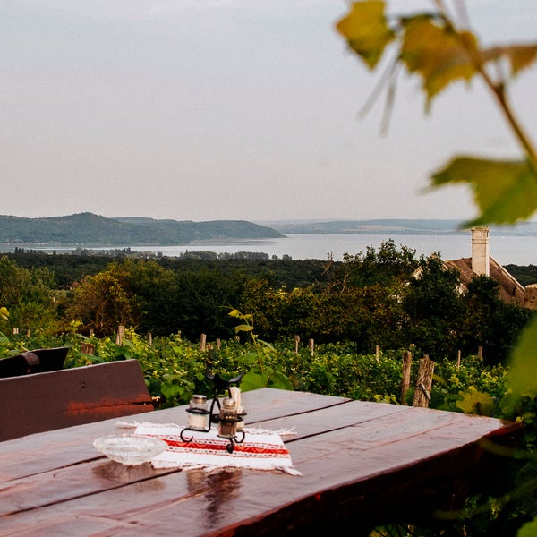 The portions are large, the interior is spacious, the view is marvellous, and excellent Balaton wines are on offer. As this is a popular spot, booking a table in advance is highly recommended.