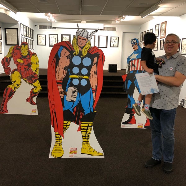 Photo taken at Museum Of Comic &amp; Cartoon Art (MOCCA) by Annie K. on 11/6/2018