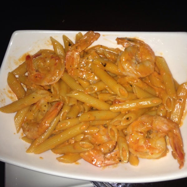 SHRIMP N PASTA IS AWESOME