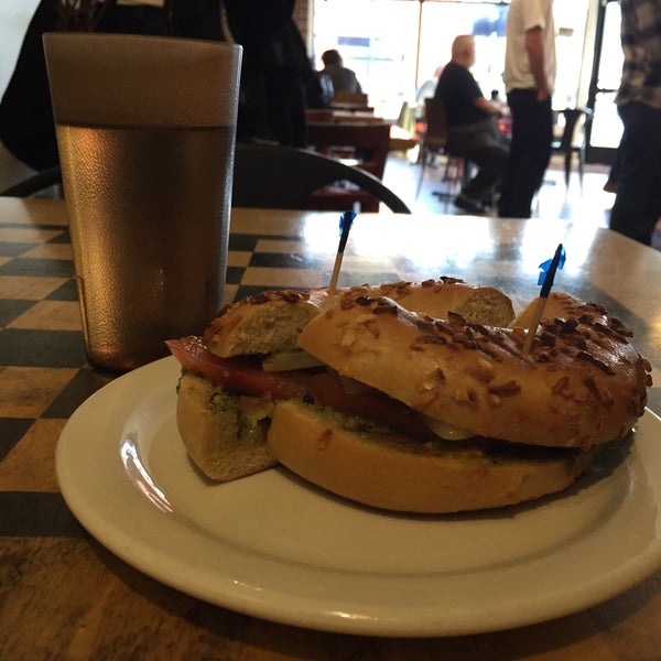 Got the SV Caprese and the Egg bagel sandwiches. Both are delicious but the pesto on the Caprese is rather heavy with olive oil. I will try the other items though.