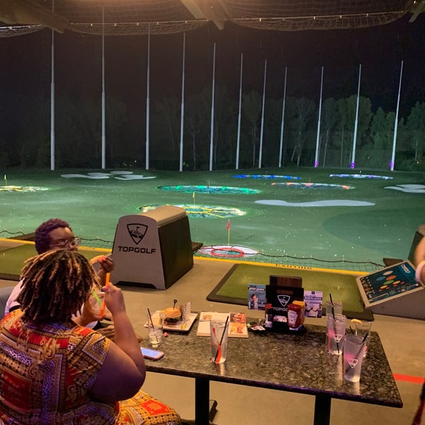 Photo taken at Topgolf by Mesa D. on 7/25/2019