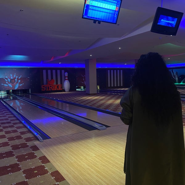 Photo taken at Strike Bowling Alley by Sara A. on 5/28/2023