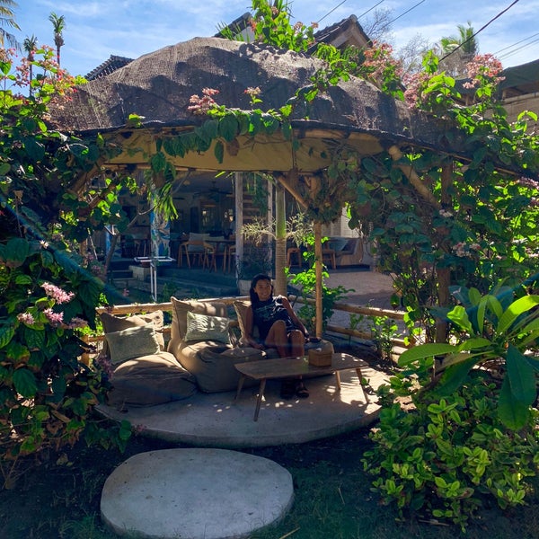 Photo taken at Coffee &amp; Thyme Gili Air by The Backpacking Couple on 6/17/2019