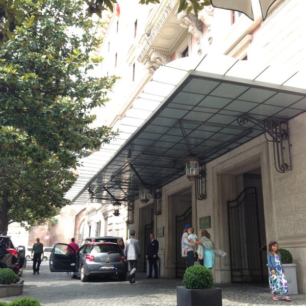 Photo taken at Rome Marriott Grand Hotel Flora by Gianni M. on 7/11/2013