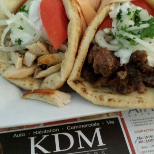 Lamb Gyro was amazing. Pitas were packed with so much meat.