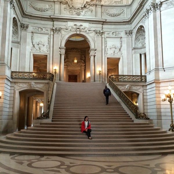Photo taken at South San Francisco City Hall by Giang V. on 6/5/2014