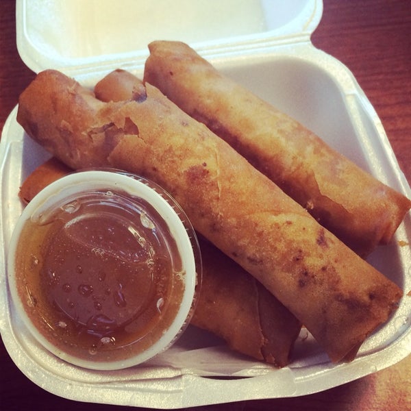 try the eggrolls. it's what she's known for. some days she has limited quantities of her veggie eggrolls.
