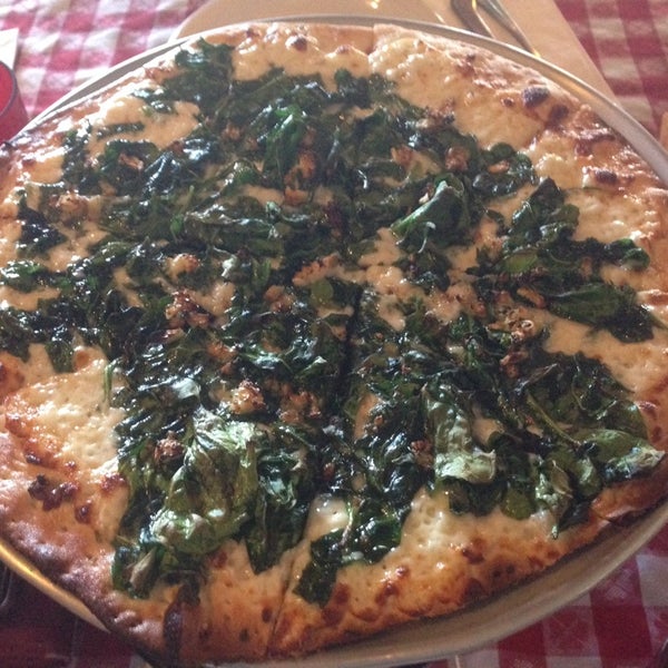 Get the spinach and garlic artisan pizza!!!  It's awesome!