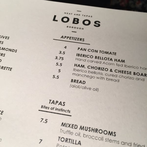 Foto tirada no(a) Lobos Meat and Tapas por Manolo A. em 12/10/2016