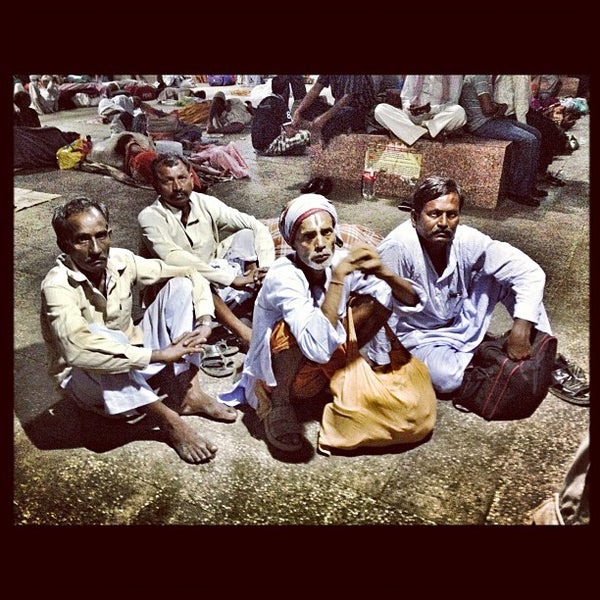 Photo taken at Mughalsarai Railway Station by Laura G. on 10/18/2012