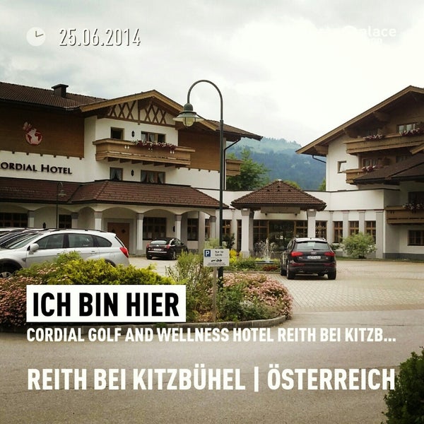Photo taken at Cordial Golf And Wellness Hotel Reith bei Kitzbuhel by Lengauer M. on 6/25/2014