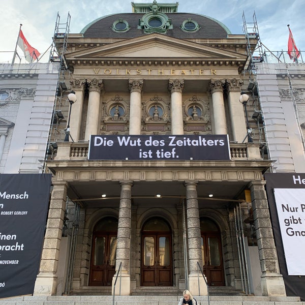 Photo taken at Volkstheater by Huai on 10/13/2019
