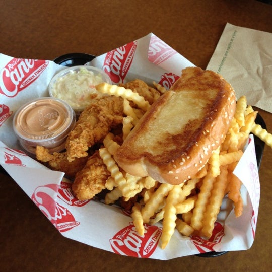 Photo taken at Raising Cane&#39;s Chicken Fingers by Tom O. on 10/14/2012