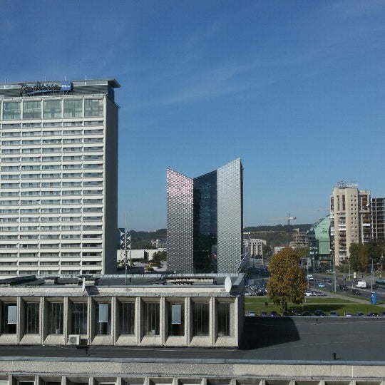 Photo taken at Best Western Hotel Vilnius by Kristina S. on 10/3/2014