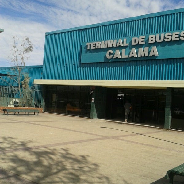 terminal de buses calama 6. Estacionamientos y zonas de equipaje en el Terminal de Buses Calama