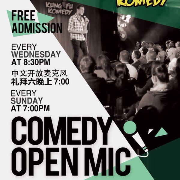 Every Wednesday is Comedy Open Mic