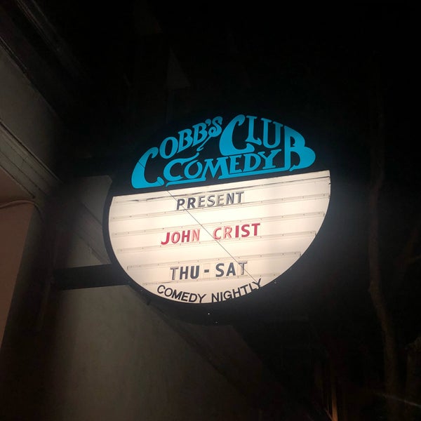 Photo taken at Cobb&#39;s Comedy Club by Amber J. on 9/7/2019