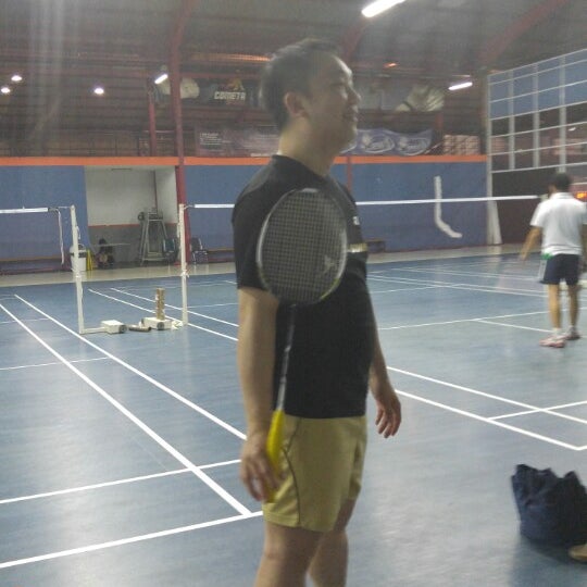 Good badminton court.
