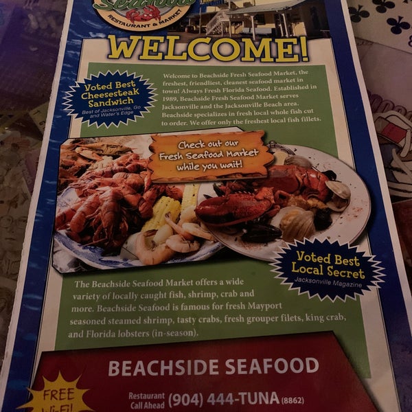 Снимок сделан в Beachside Seafood Restaurant &amp; Market пользователем Brett H. 12/18/2020