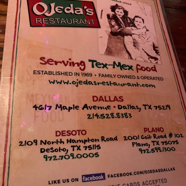 รูปภาพถ่ายที่ Ojeda&#39;s Mexican Restaurant โดย Brett H. เมื่อ 3/20/2021
