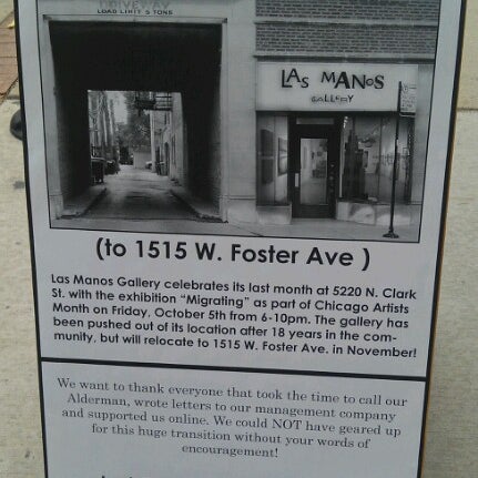 Moving to 1515 w foster