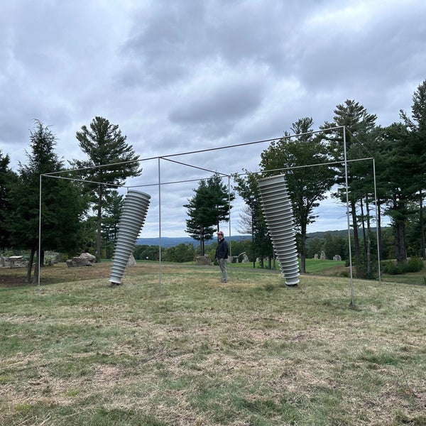 Hogpen Hill Farm Sculpture Garden in Woodbury