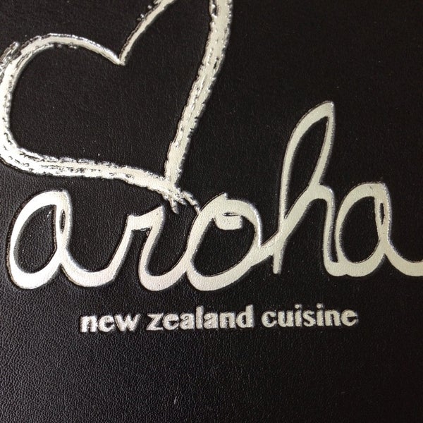 Photo taken at Aroha - New Zealand Cuisine by Lorelei F. on 10/30/2014