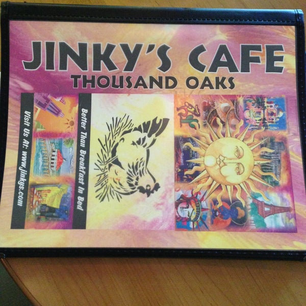 Foto diambil di Jinky&#39;s Cafe Thousand Oaks oleh Lorelei F. pada 4/28/2013