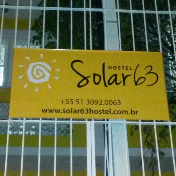 Photo taken at Solar63 Hostel by Janile S. on 6/7/2014