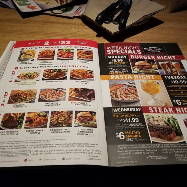 Applebee's 2 sale for 22