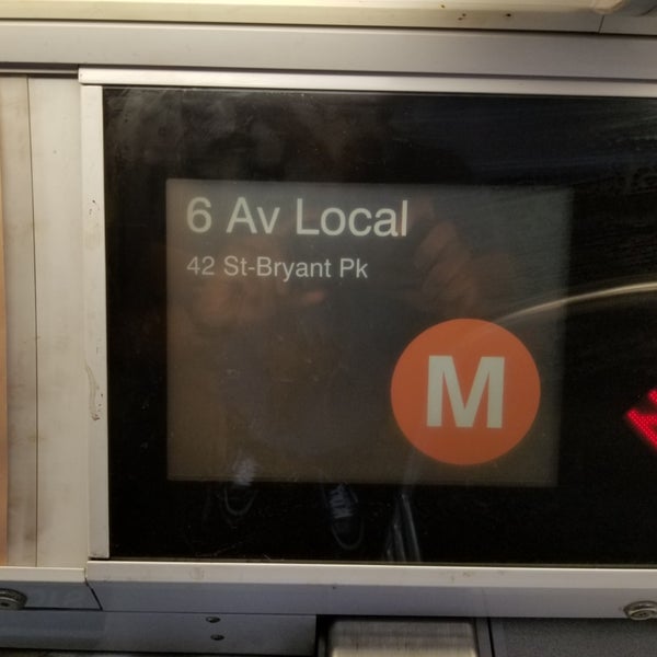 Photo taken at MTA Subway - M Train by Tyler J. on 8/18/2019